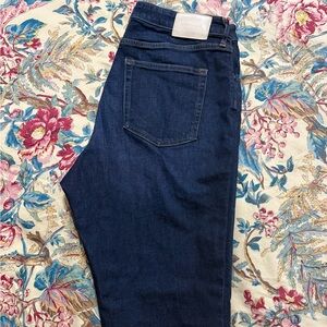 Everlane Women's Ankle & Cropped Jeans - Dark Blue